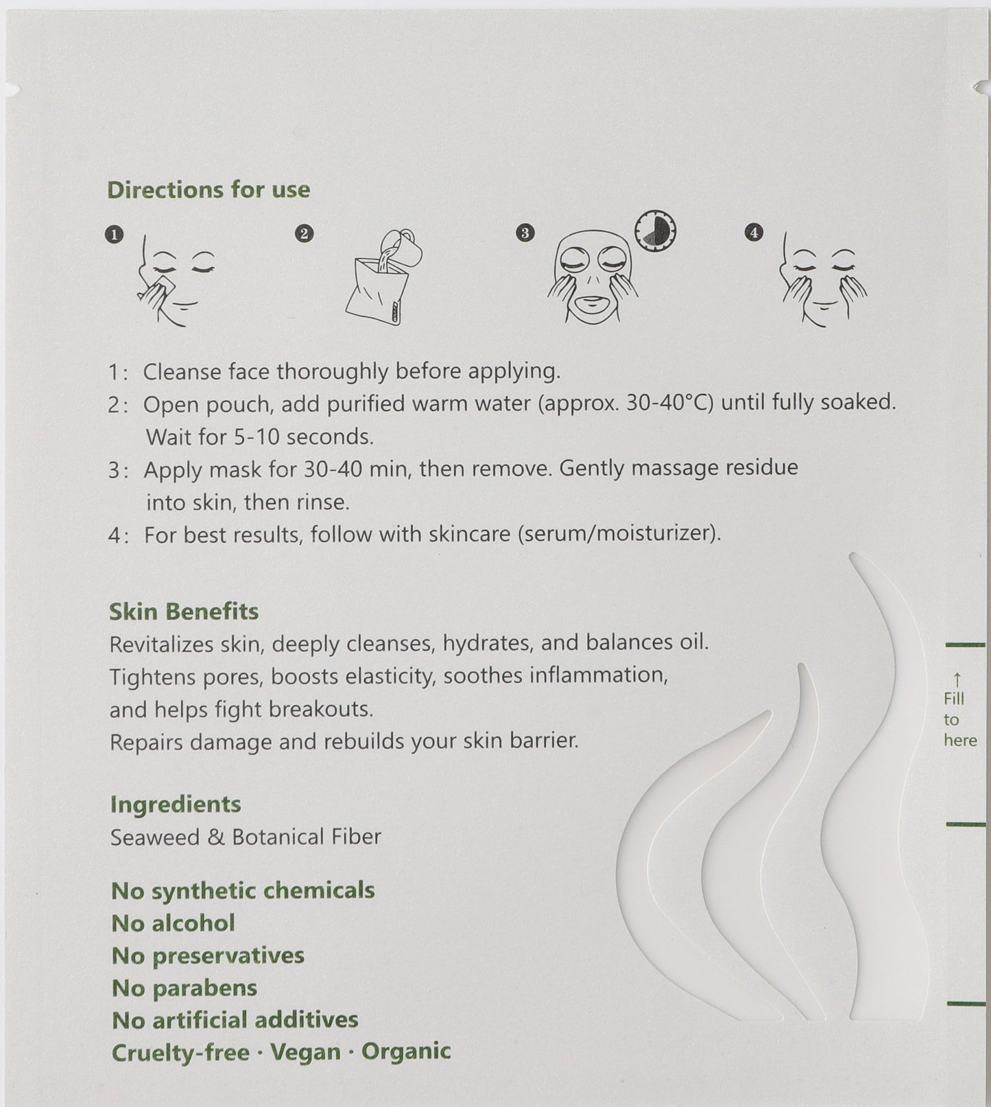 Alginity™ Deep Ocean Seaweed Sensitivity Healing Mask (pack of 6)